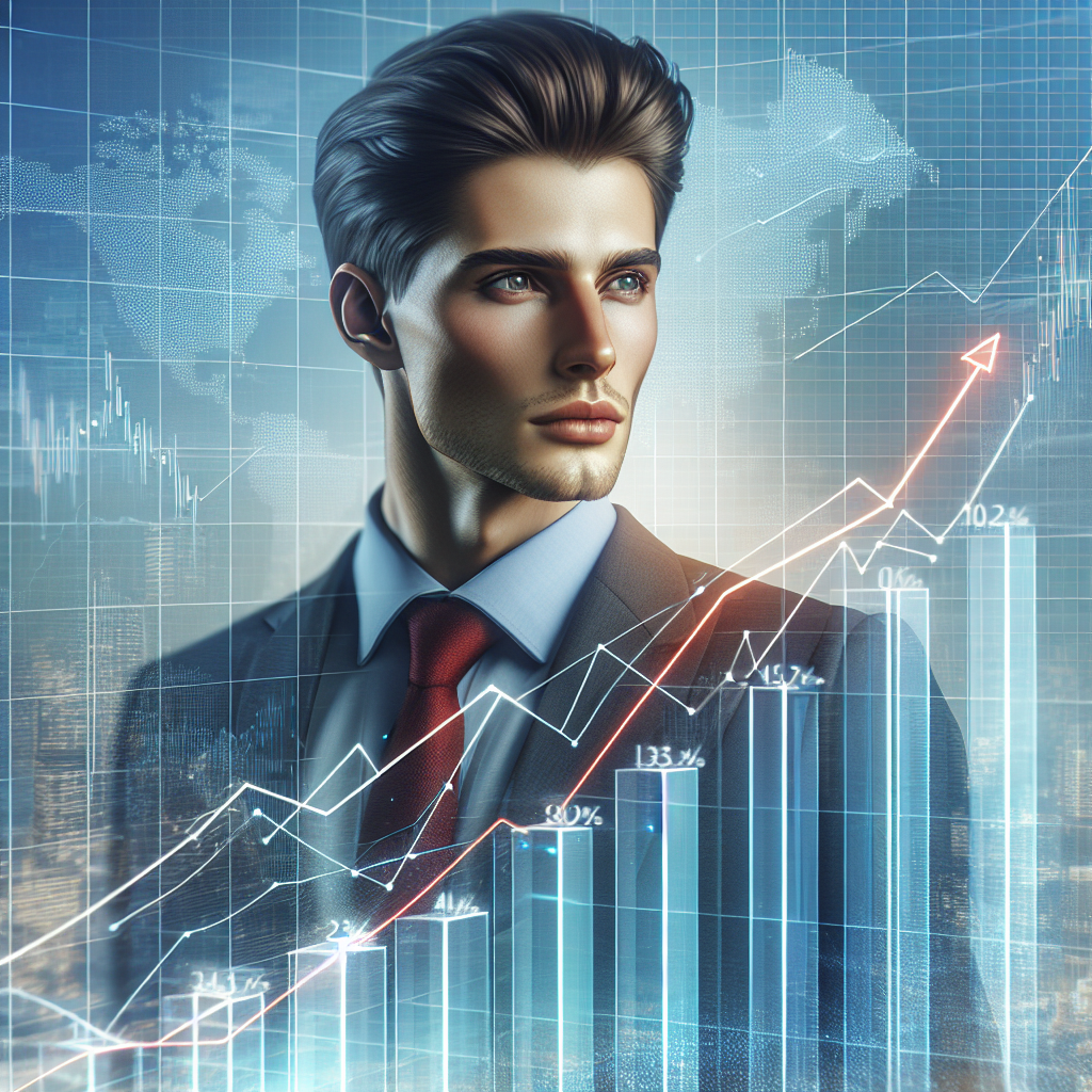 Graphiques montrant la croissance d'une entreprise après la création d'un site web.