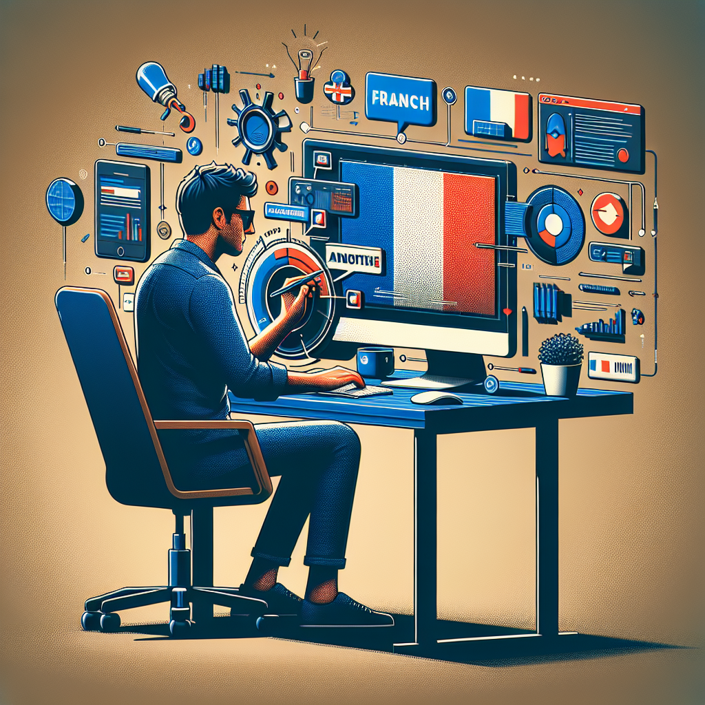 Image d'une personne travaillant sur une campagne de marketing digital sur un ordinateur