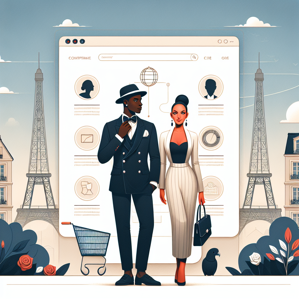 Un design moderne et attrayant d'un site web.