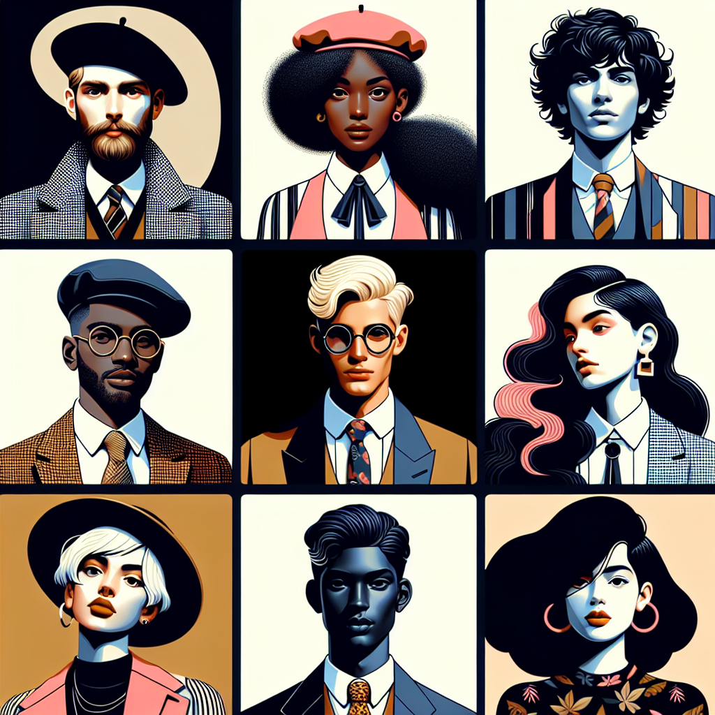 Échantillons de templates de sites web.