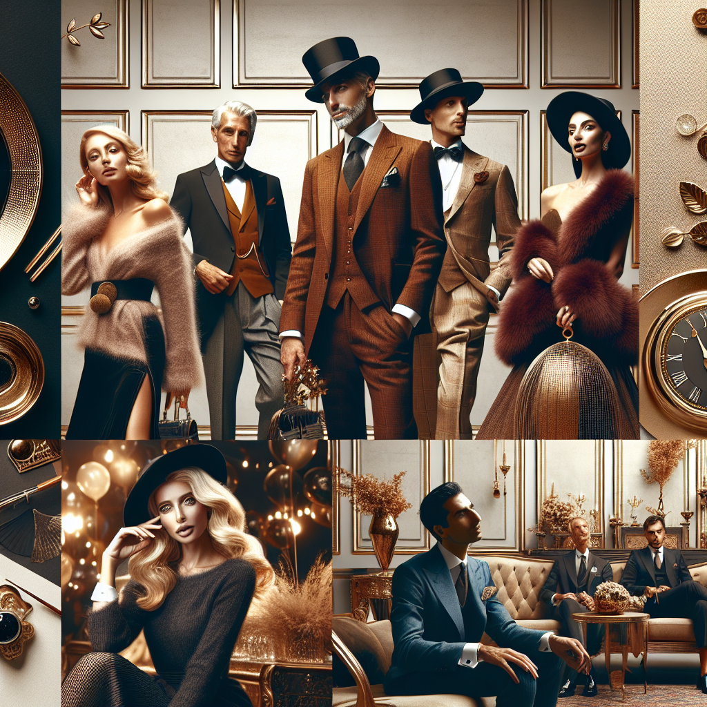 Image d'un site web de luxe avec une palette de couleurs élégante