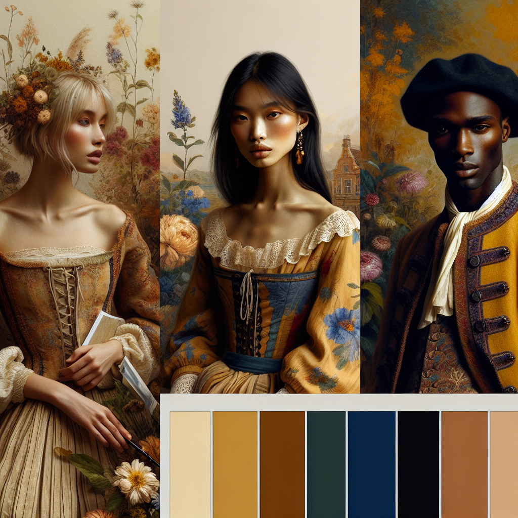 Palette de couleurs naturelles inspirée de la permaculture.