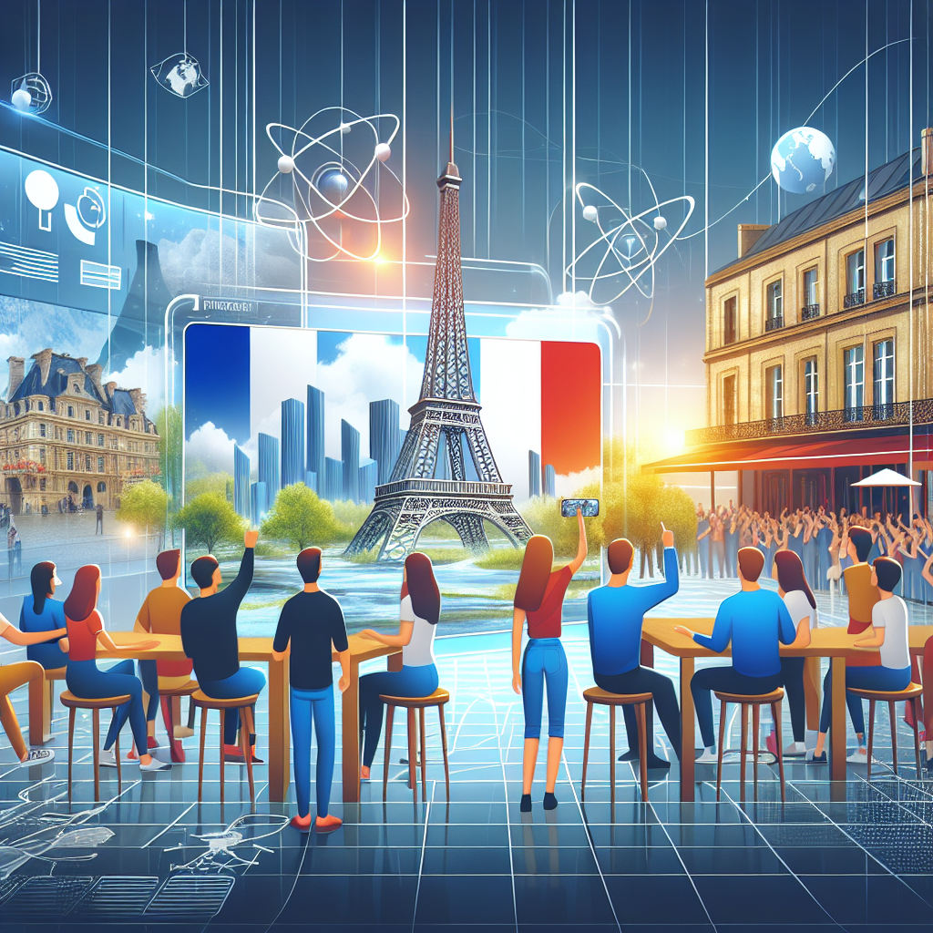 Un design conceptuel d'un site web interactif pour une entreprise de réalité augmentée.