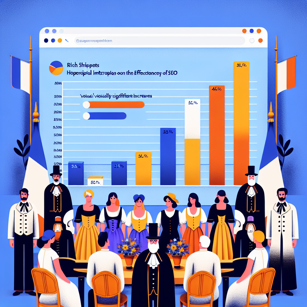 Un graphique illustrant l'impact des rich snippets sur le SEO.