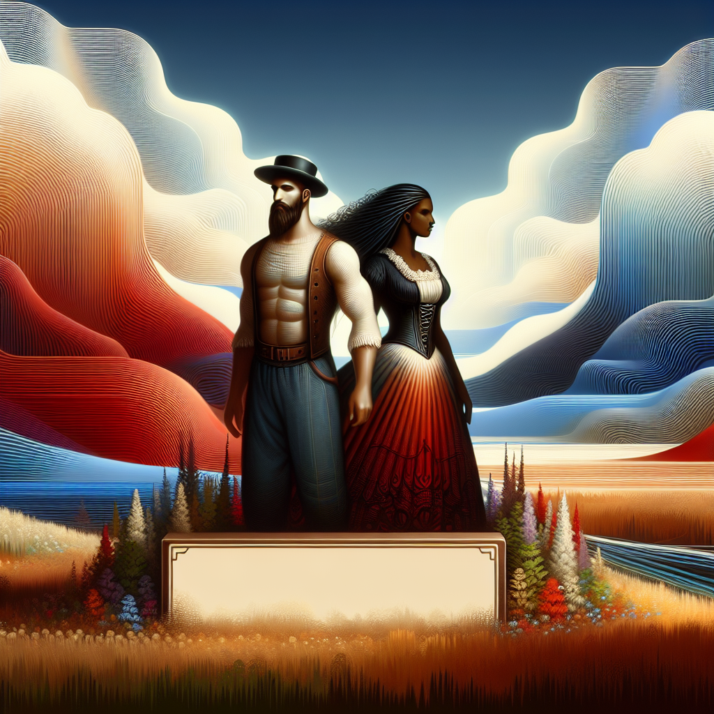 Un paysage numérique abstrait représentant l'importance du choix d'un nom de domaine.