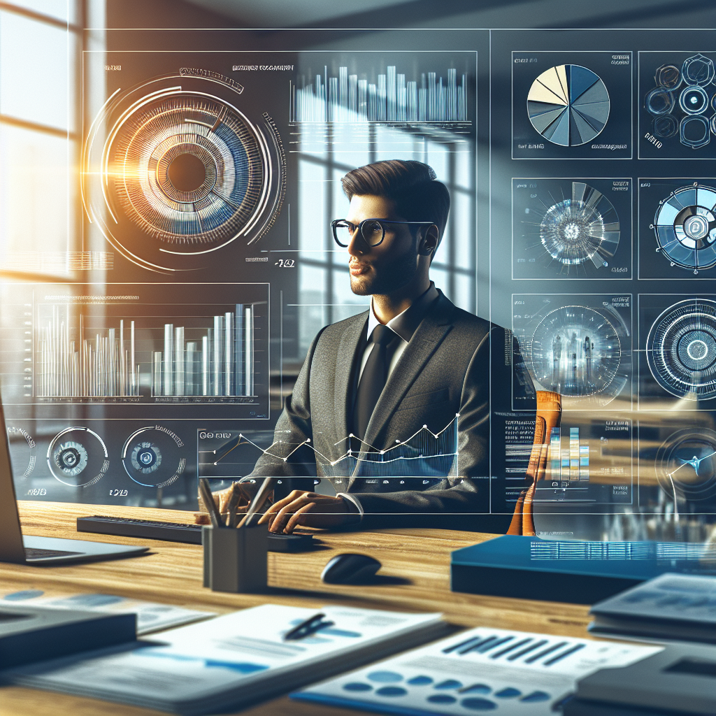 Un tableau de bord de gestion de contenu avec des graphiques et des statistiques.