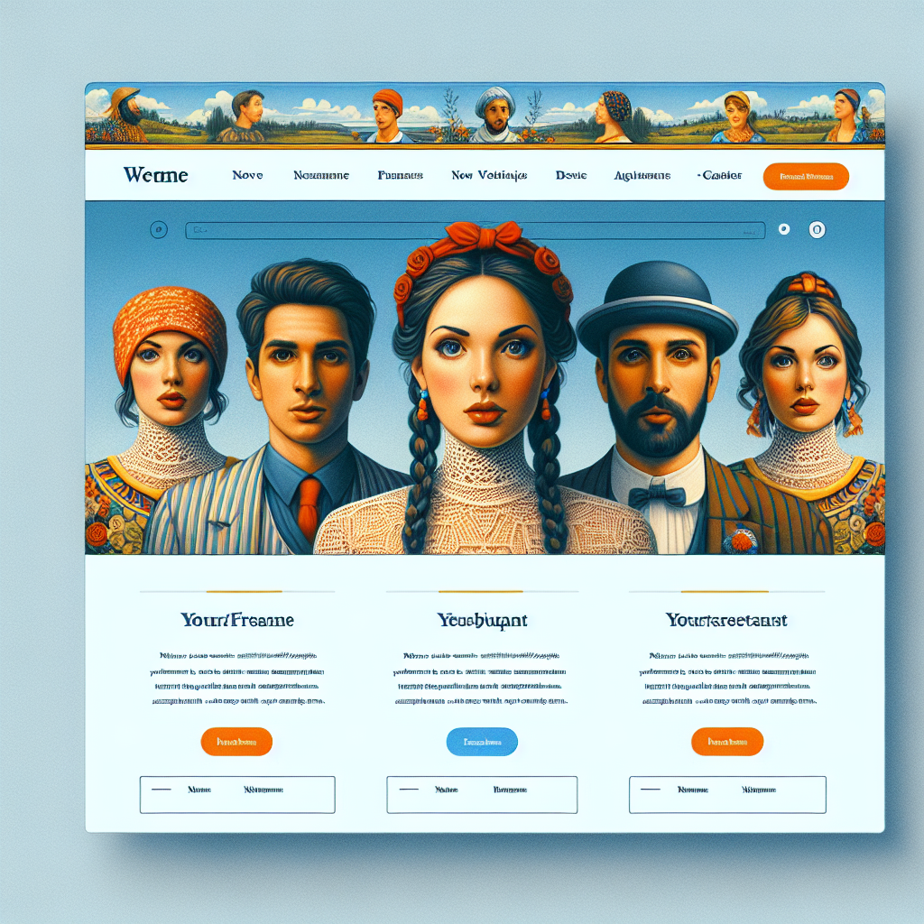 Une capture d'écran stylisée de la page d'accueil de SiteW, sans texte visible.