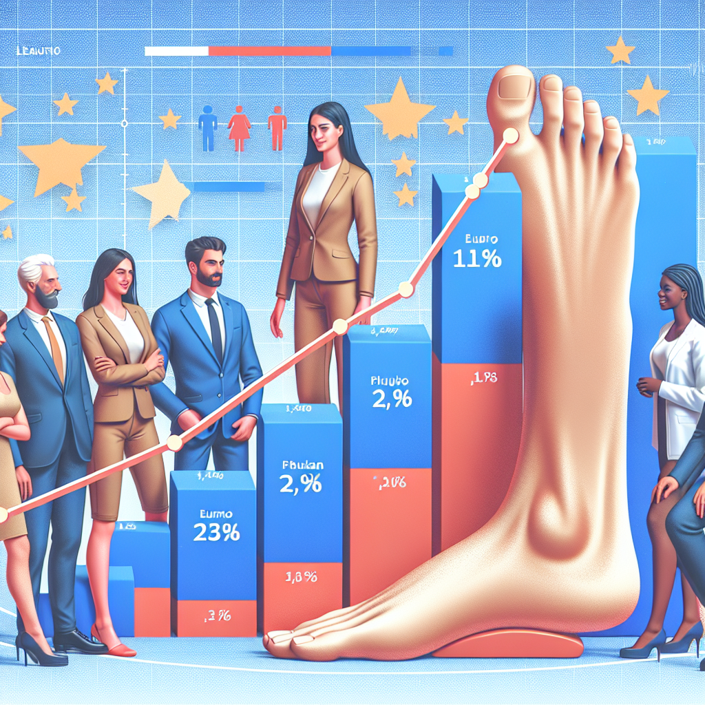 Graphique comparatif de sites web de podologie.