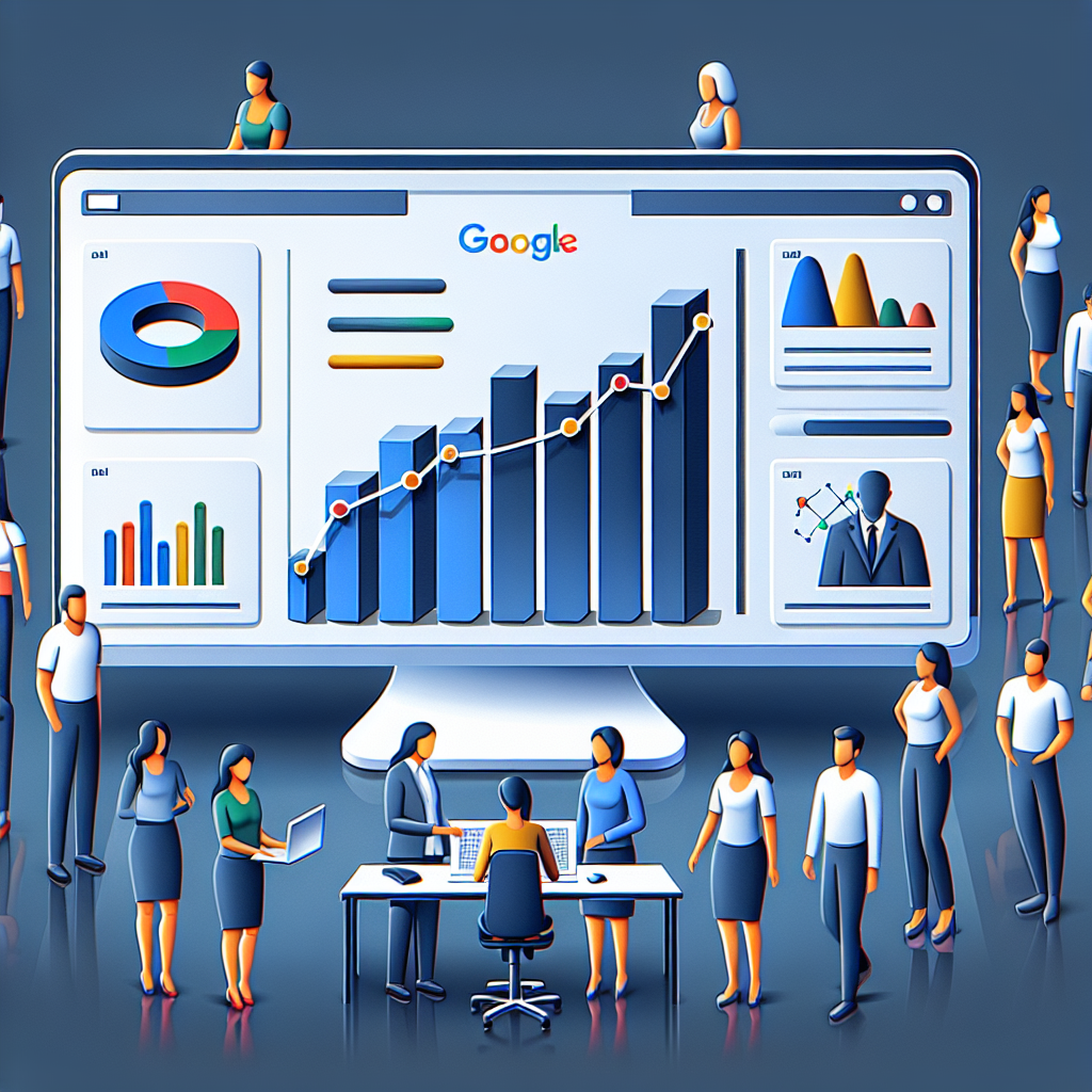 Un écran d'ordinateur affichant des graphiques de Google Analytics.