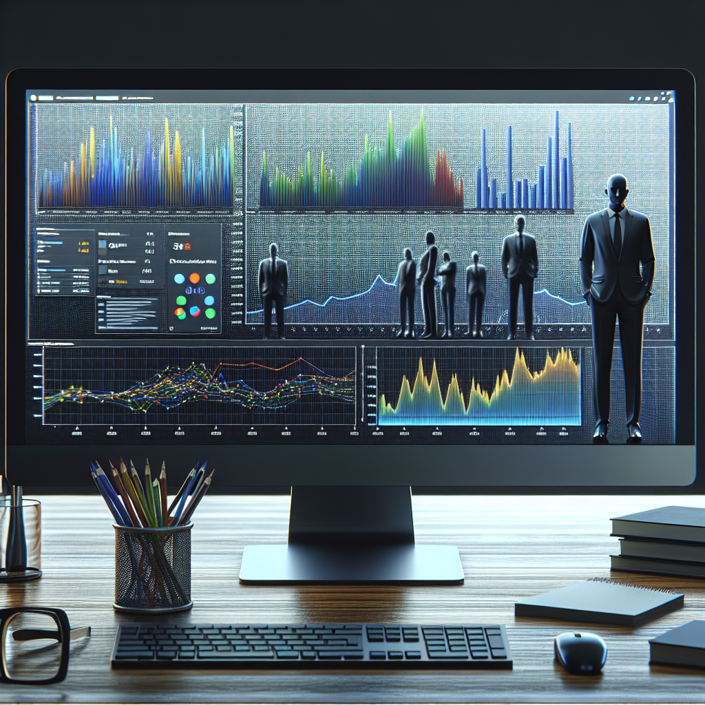 Un écran d'ordinateur affichant des graphiques de Google Analytics.