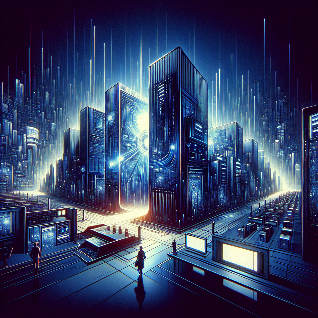 Un site web avec un design immersif et futuriste.