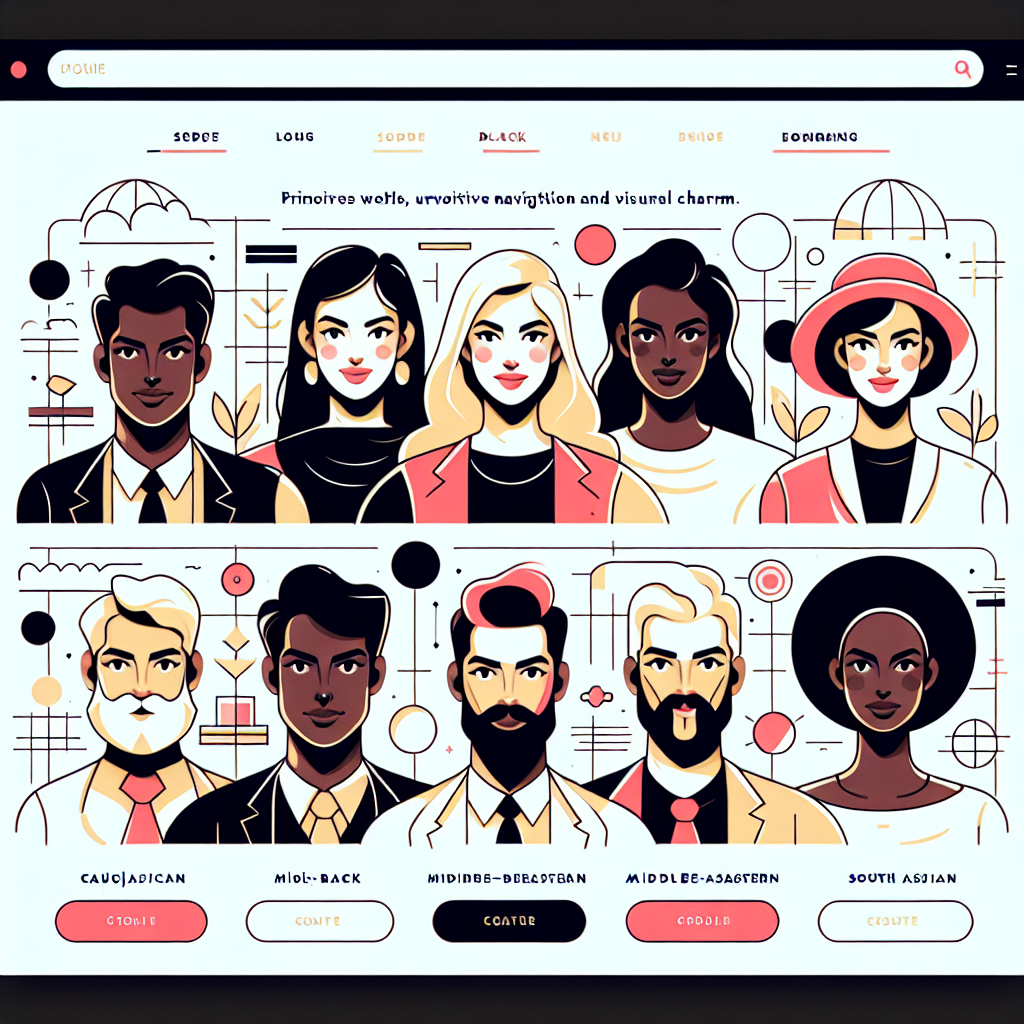 Un design de site web épuré et moderne avec une navigation intuitive.