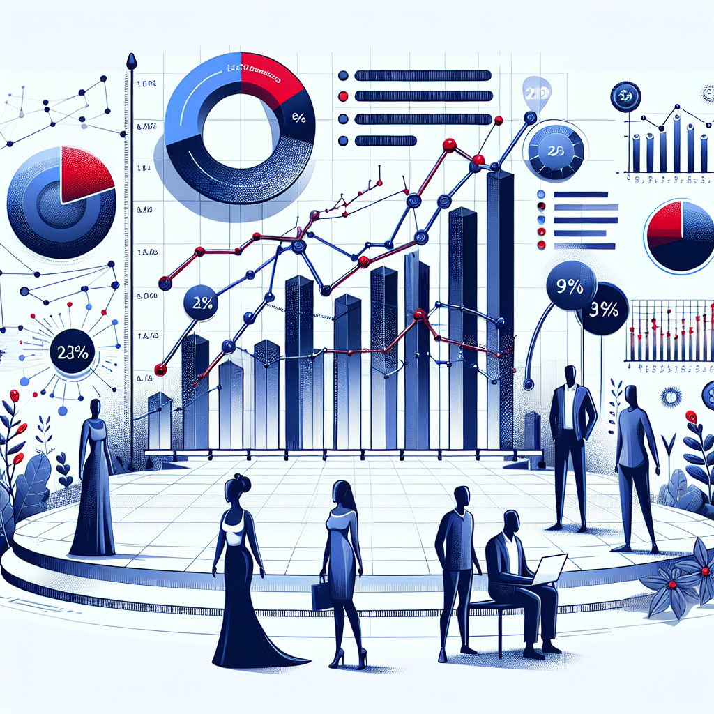 Un graphique montrant des statistiques de performance de site web.